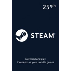 Steam Wallet Gift Card 25 UAH UKRAINE